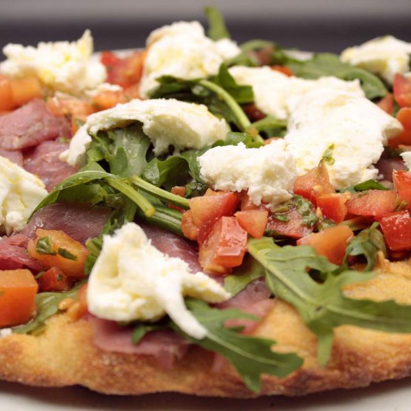Focaccina con carne salada tenerissima
