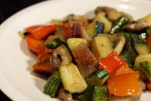 Mix verdure all'ortolana saltate in padella
