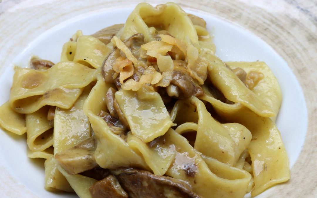 Pappardelle ai funghi porcini