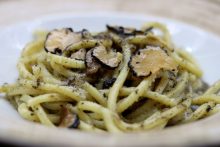 Tonnarelli tartufo e olio extra vergine