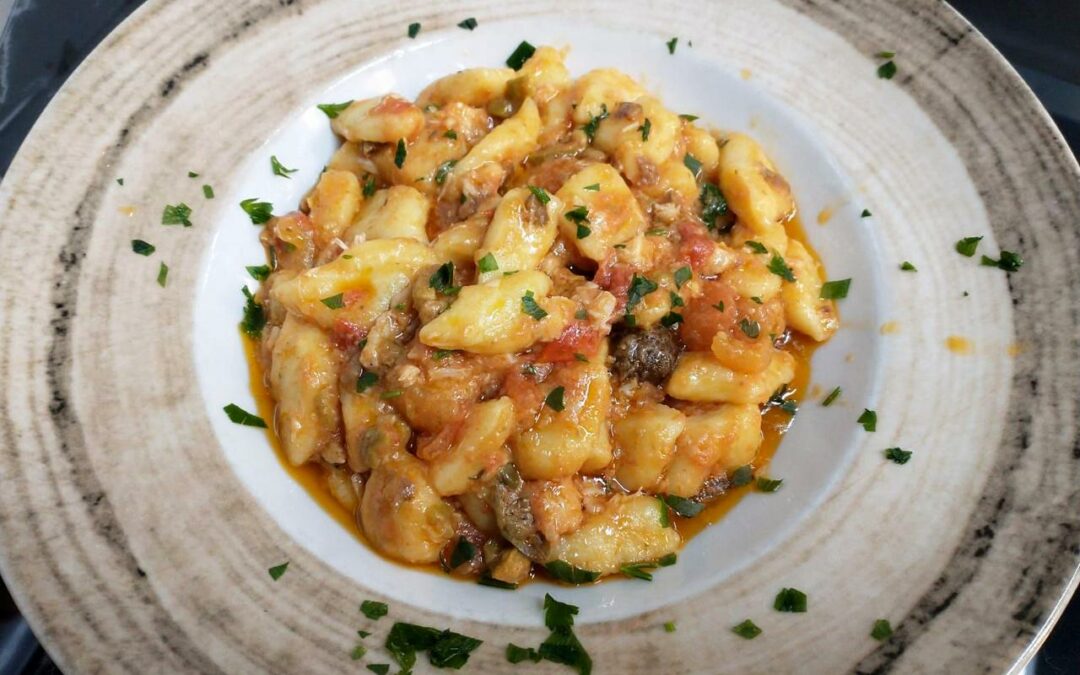 Gnocchi di patate al baccalà