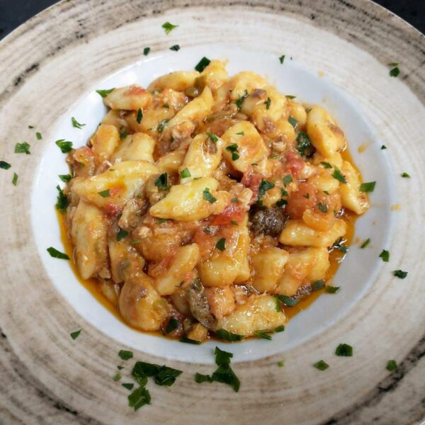 Gnocchi di patate al baccalà