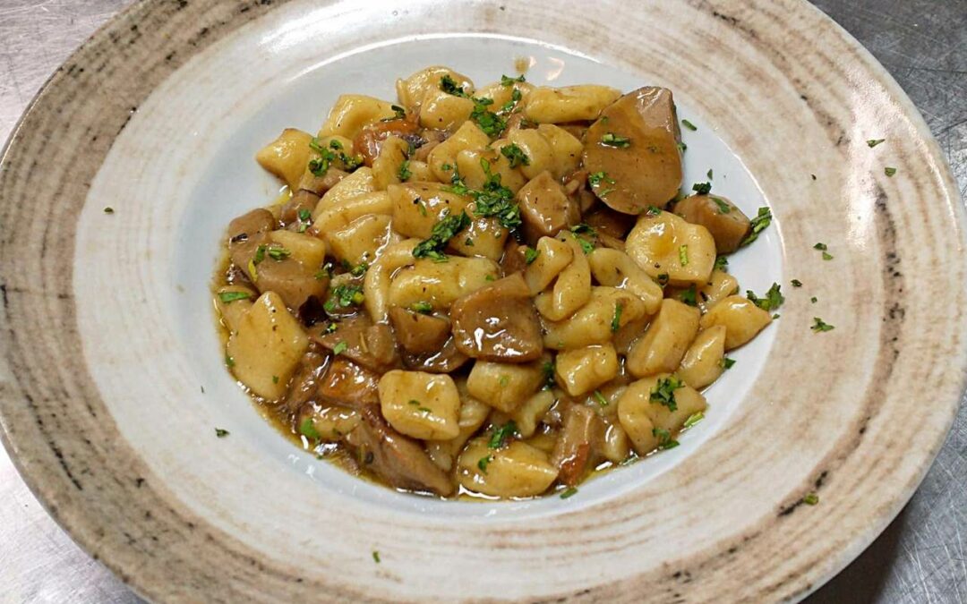Gnocchi di patate ai porcini