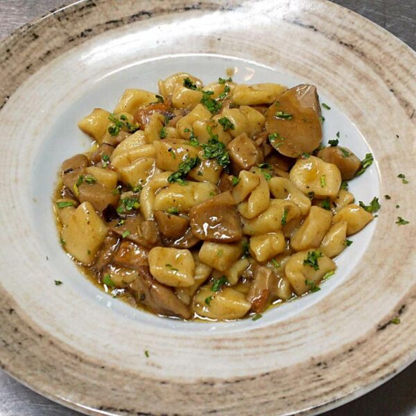 Gnocchi di patate ai porcini