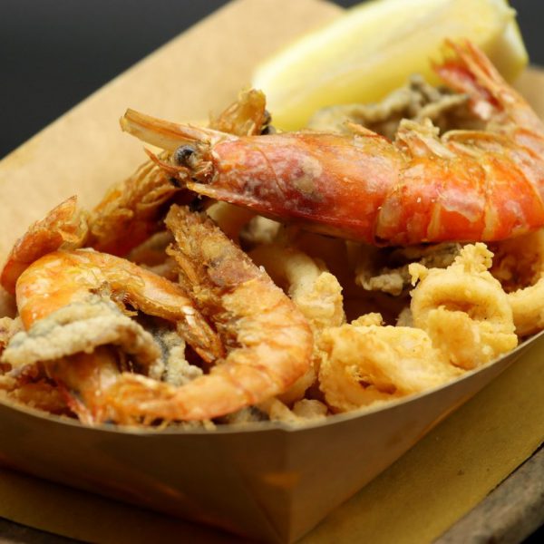 Frittura di Calamari e mazzancolle
