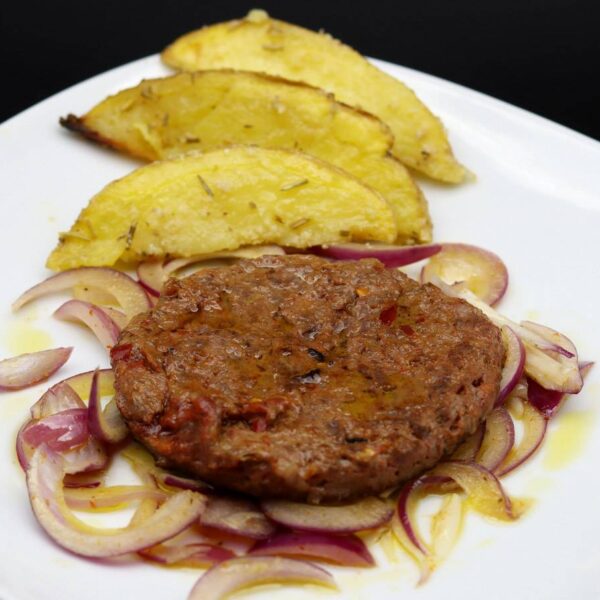 Hamburger di fegato piccante e cipolla